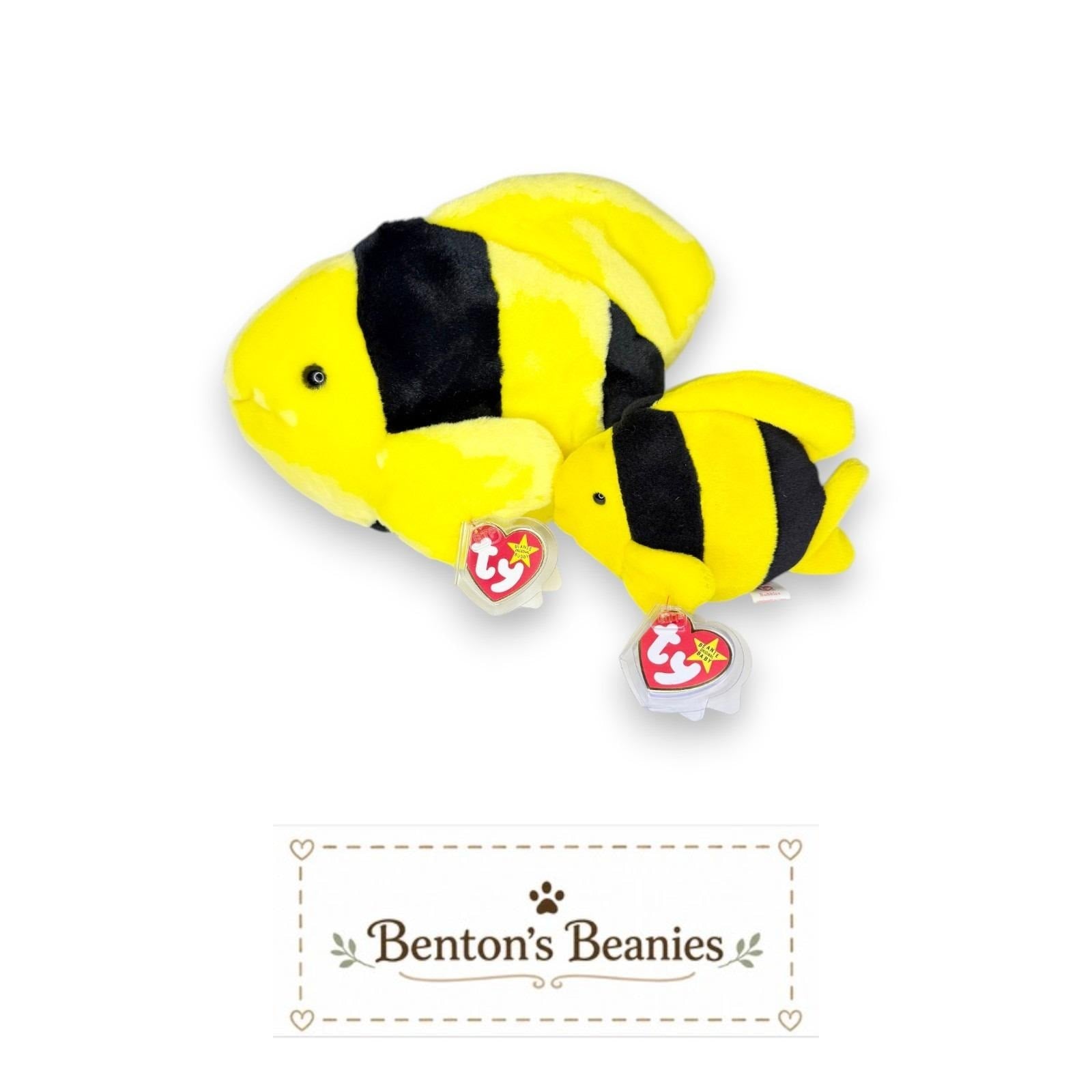 Bubbles the Fish Beanie Baby & Buddy | Reef Friends | Mint Heart Tags