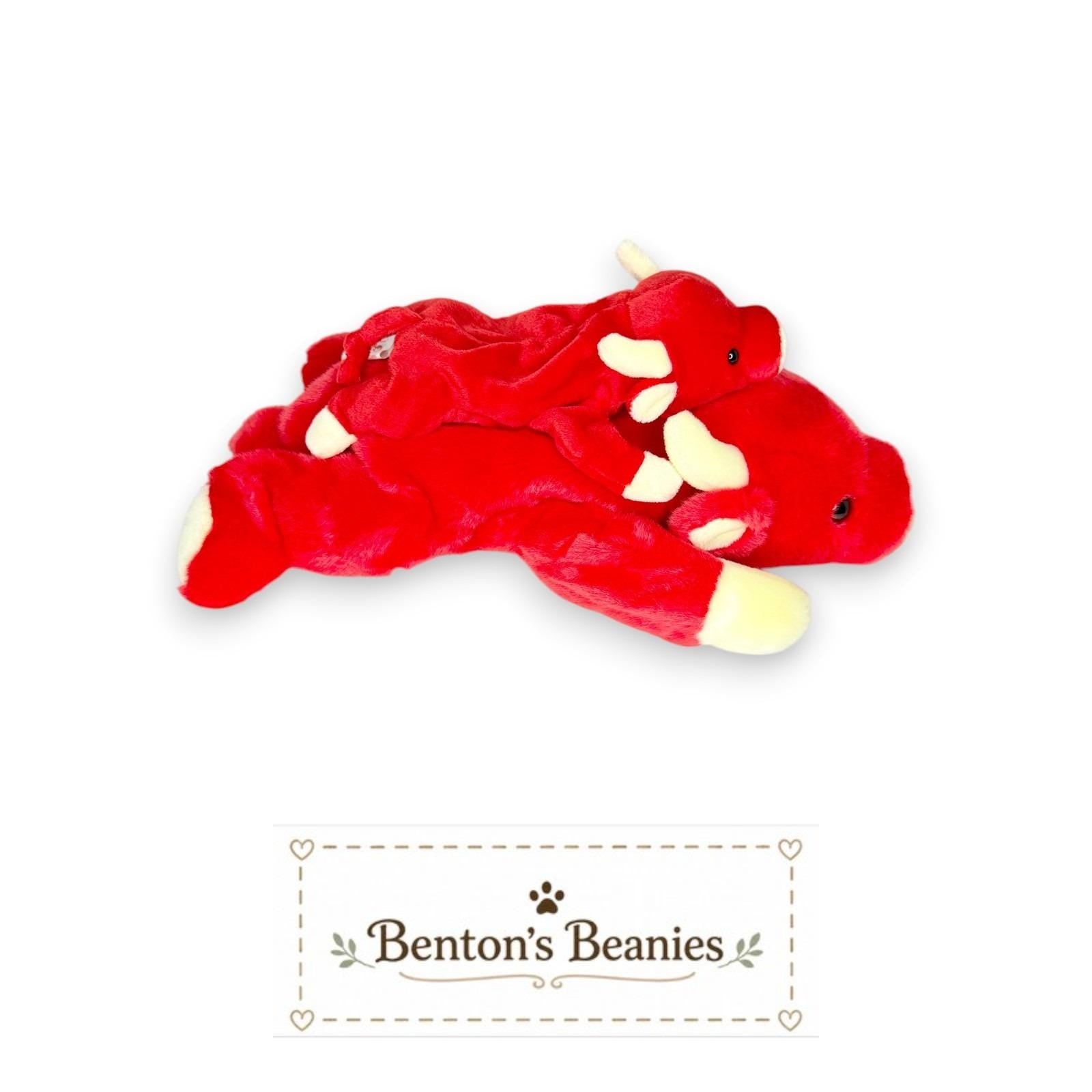 Snort the Bull Beanie Baby & Buddy | Barnyard Buddy | Mint Heart Tags