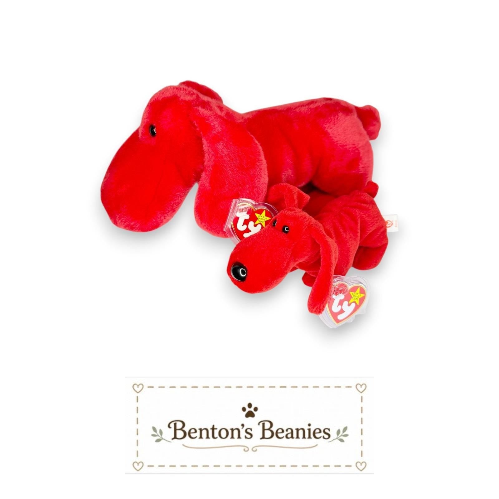 Rover the Dog Beanie Baby & Buddy | Best Buddies | Mint Heart Tags