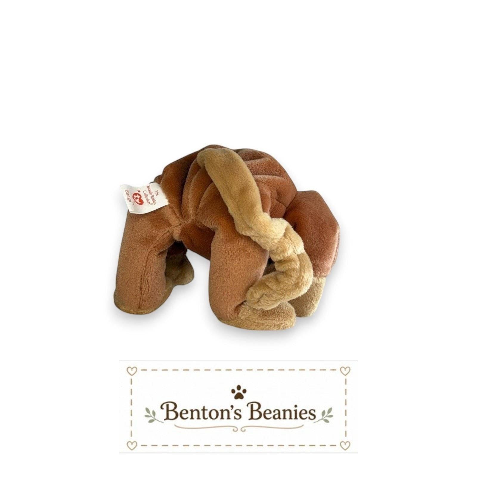 Bongo the Monkey Ty Beanie Baby | Playful Jungle Explorer | Mint Heart Tag
