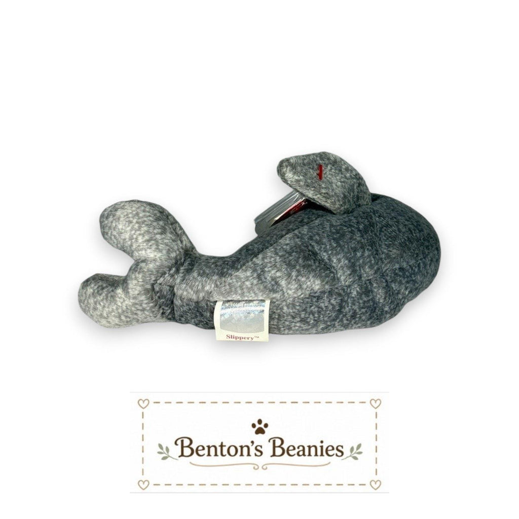 Slippery the Seal Ty Beanie Baby | Ocean Cuddle | Mint Heart Tag