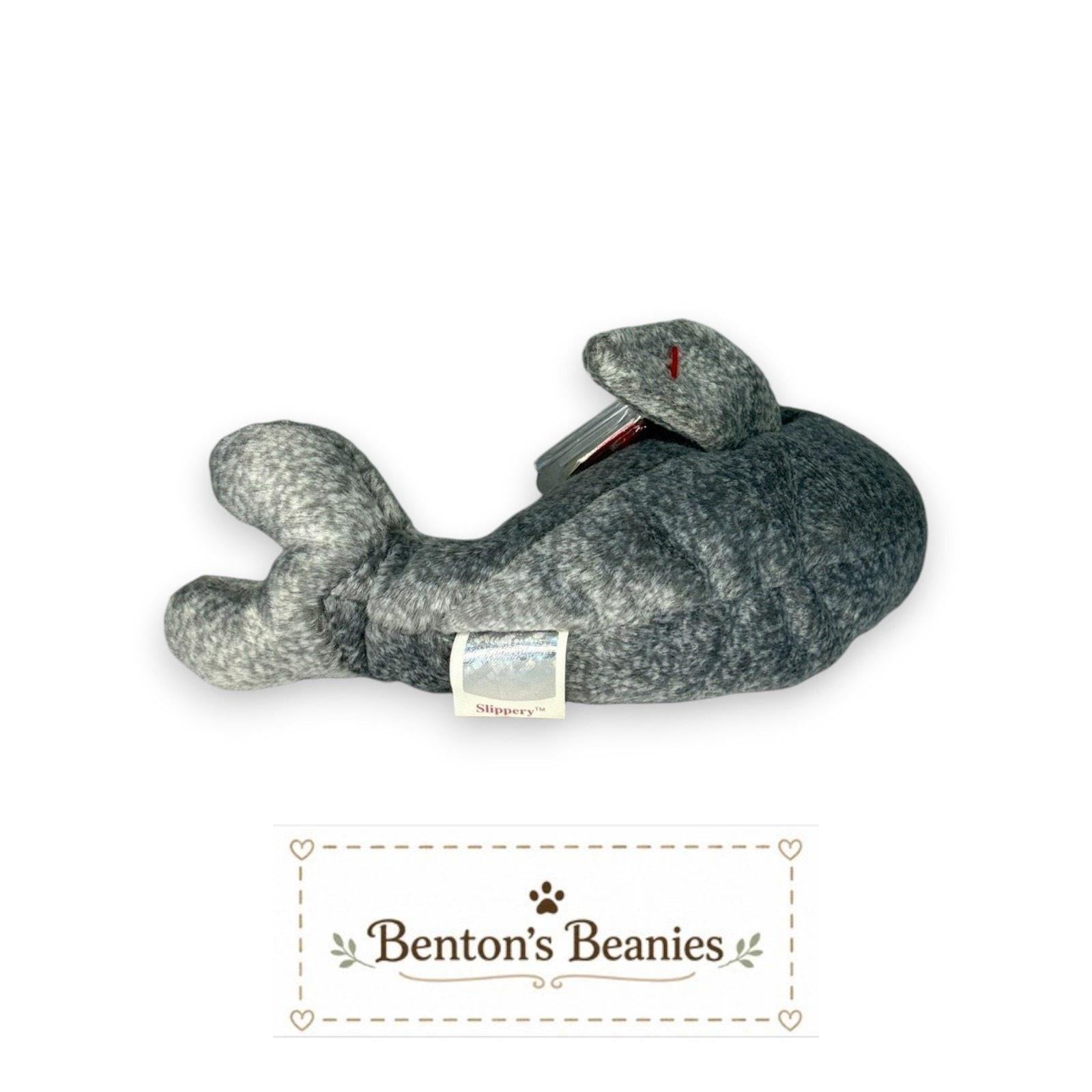 Slippery the Seal Ty Beanie Baby | Ocean Cuddle | Mint Heart Tag