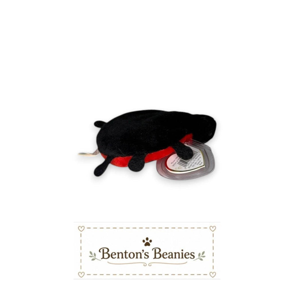 Lucky the Ladybug Ty Beanie Baby | Little Lucky Charm | Mint Heart Tag