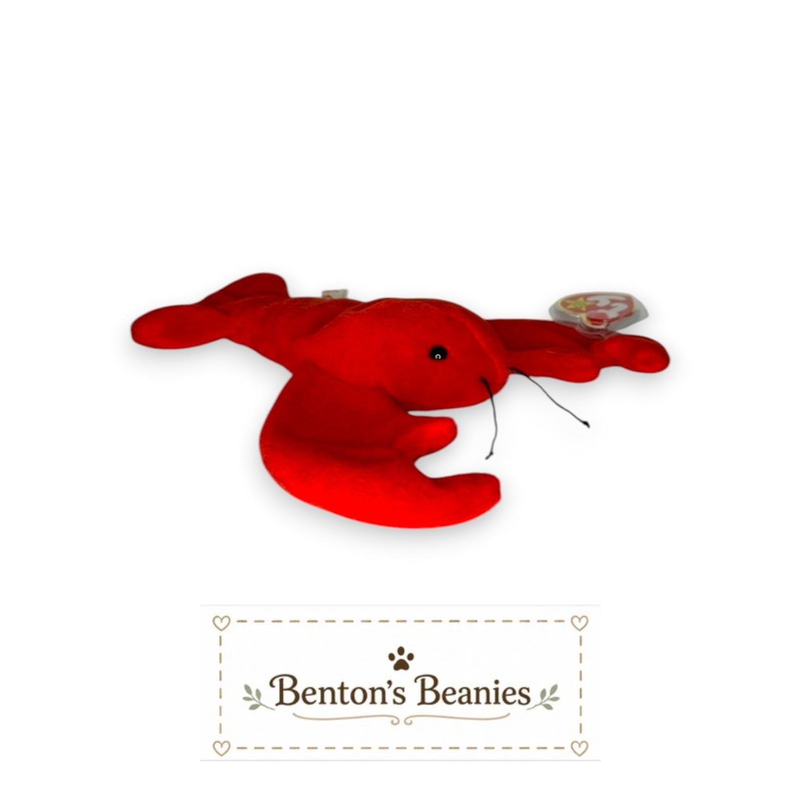 Pinchers the Lobster Ty Beanie Baby | Coastal Claw Buddy | Mint Heart Tag