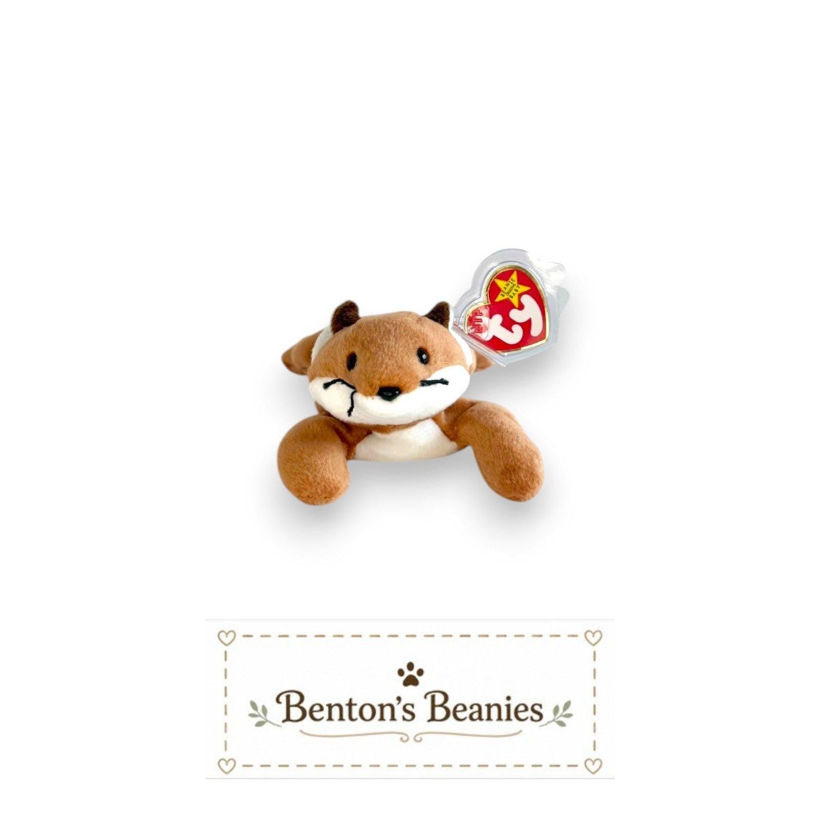 Sly the Fox Ty Beanie Baby | Woodland Wanderer | Mint Heart Tag