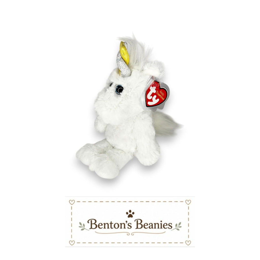 Agnus the Unicorn 8" Ty Attic Treasure | Enchanted Dreamer | Mint Heart Tag