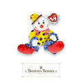 Juggles the Clown Ty Beanie Baby | Carnival Cutie | Mint Heart Tag