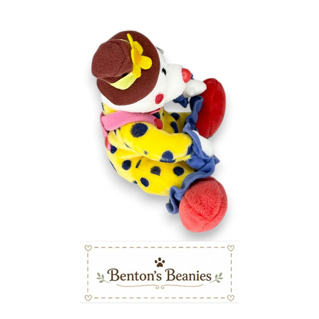 Juggles the Clown Ty Beanie Baby | Carnival Cutie | Mint Heart Tag