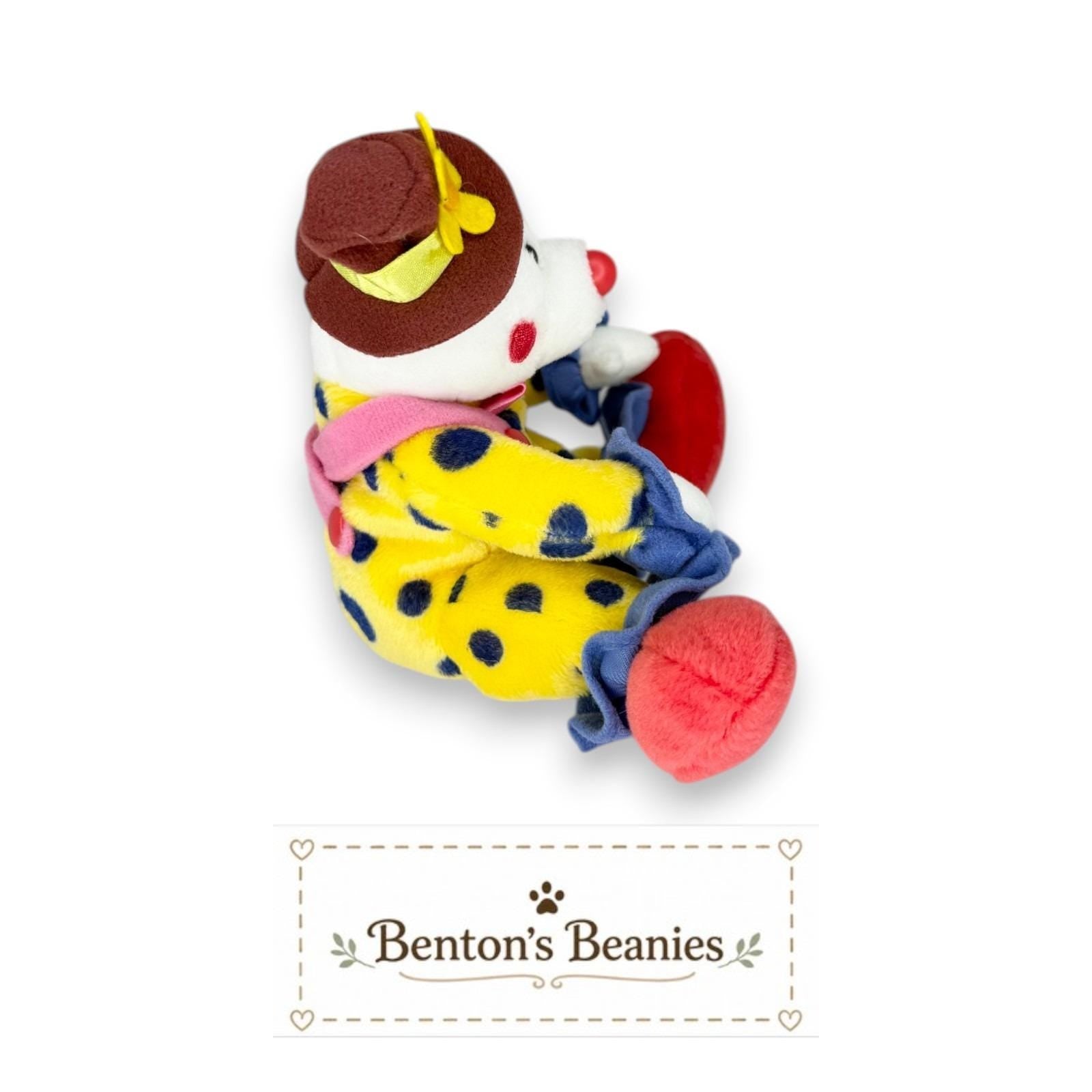 Juggles the Clown Ty Beanie Baby | Carnival Cutie | Mint Heart Tag