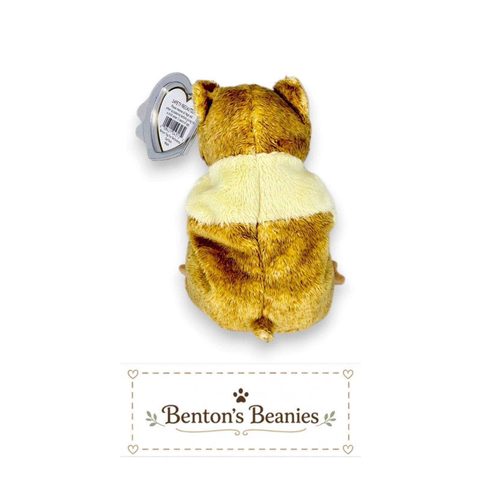 Pellet the Hamster Ty Beanie Baby | Pocket-Sized Pal | Mint Heart Tag
