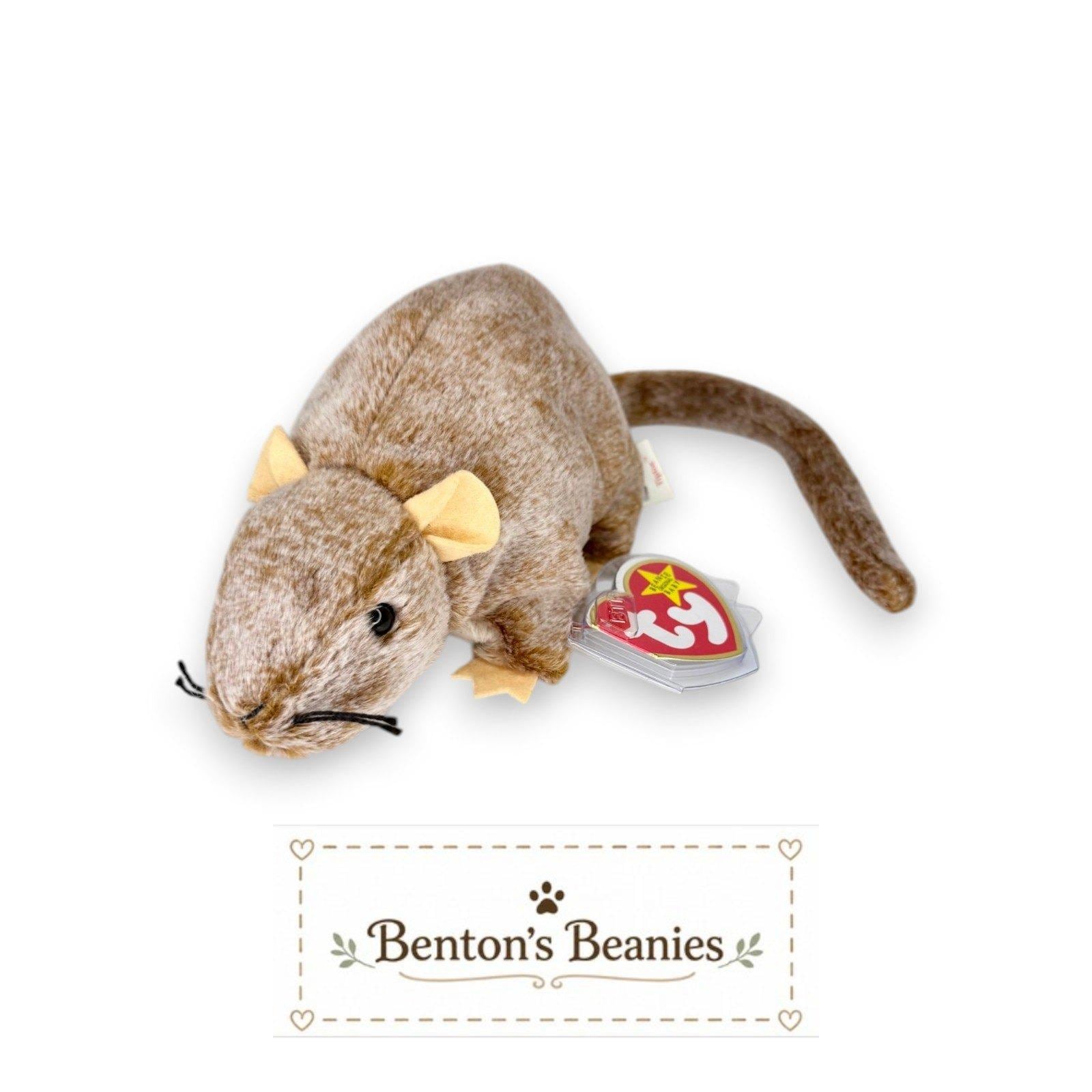 Tiptoe the Mouse Ty Beanie Baby | Tiny Trailblazer | Mint Heart Tag