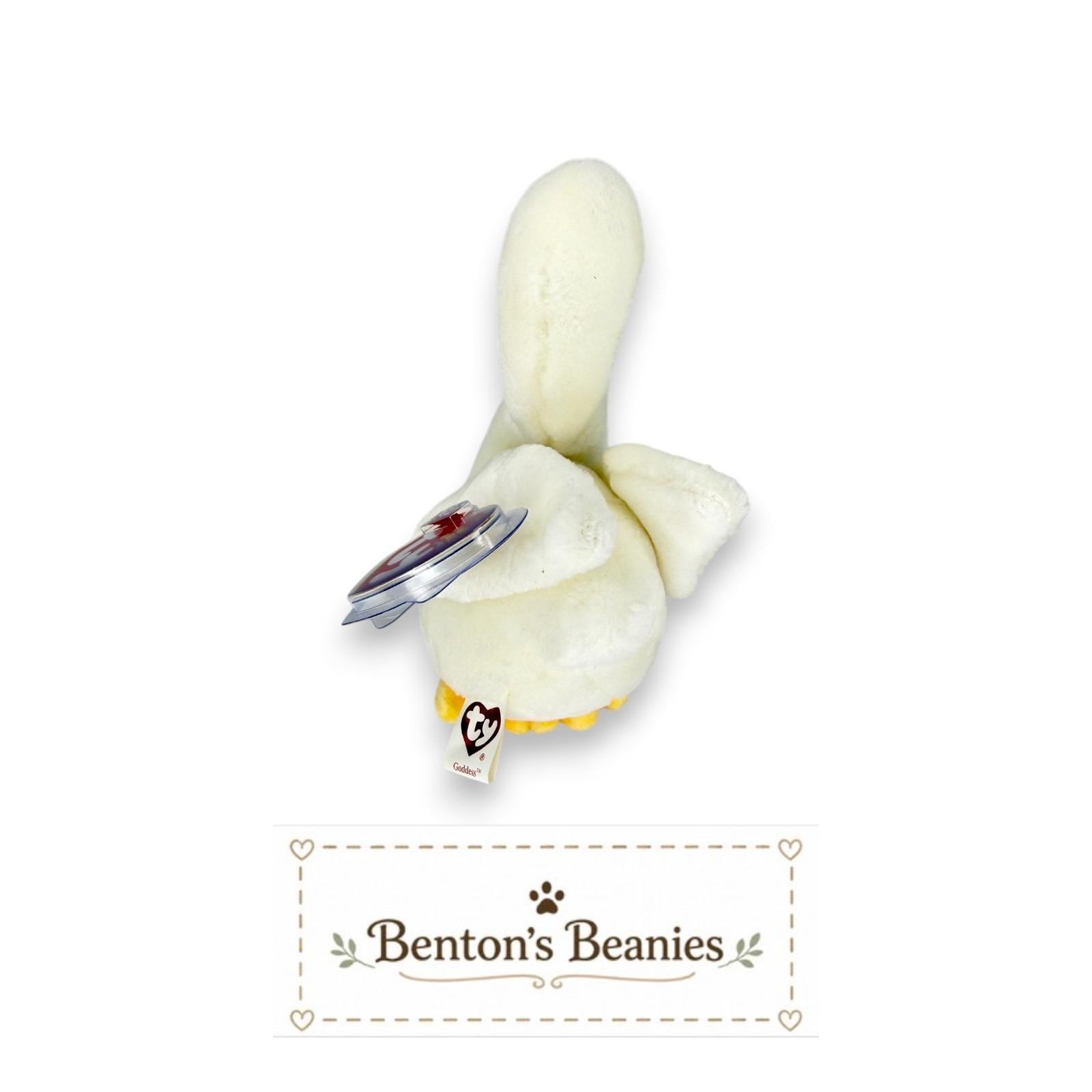 Goddess the Swan Ty Beanie Baby | Graceful Elegance | Mint Heart Tag