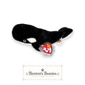 Anchor the Whale Ty Beanie Baby | Giant Ocean Explorer | Mint Heart Tag