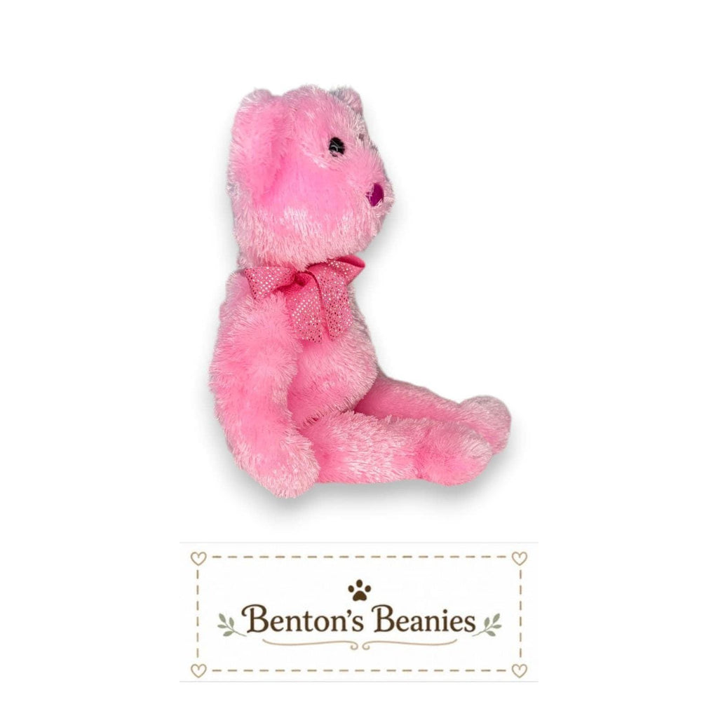 Dazzler the Bear Ty Pinkys Beanie | Rosy Ribbon Sweetheart | Mint Heart Tag