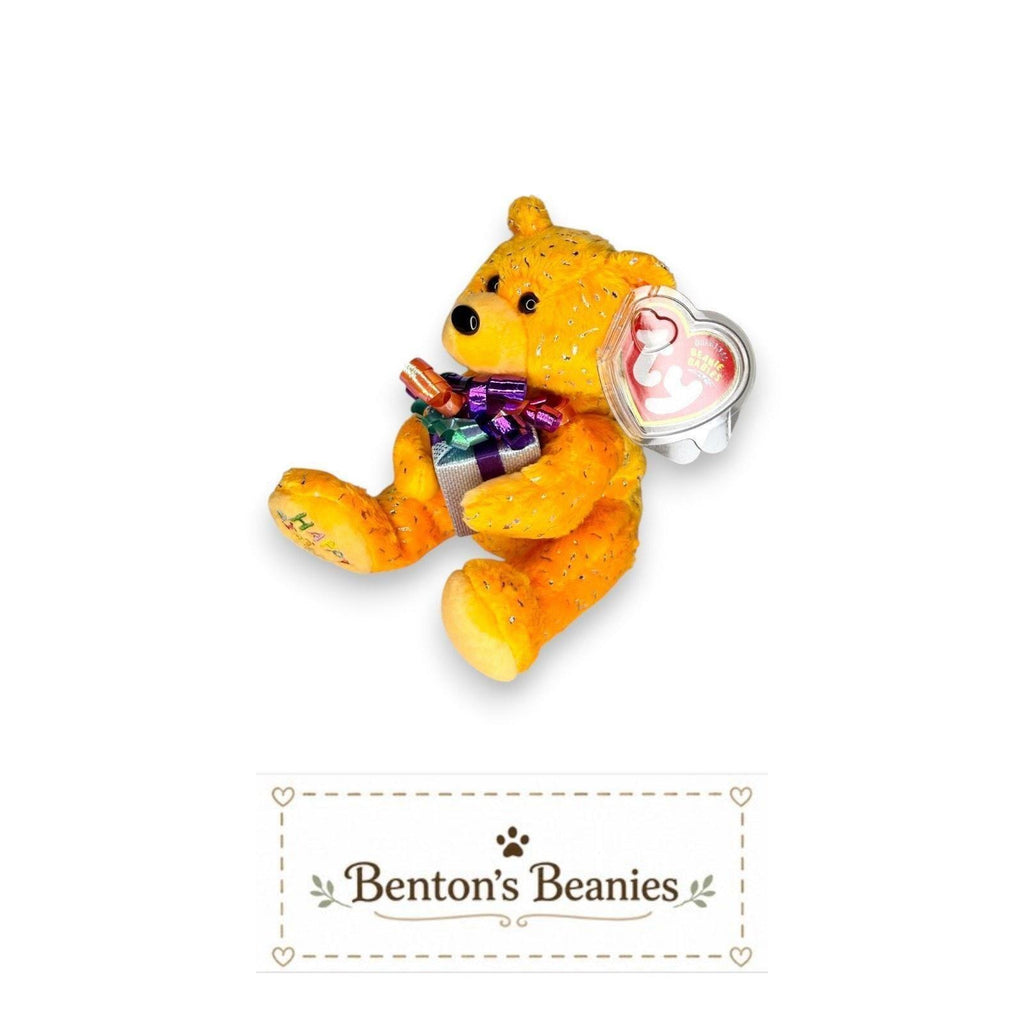 Happy Birthday the Bear Ty Beanie Baby | Birthday Surprise | Mint Heart Tag