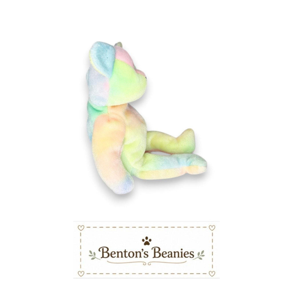 B.B. Bear Ty Beanie Baby | Birthday Celebration Bear | Mint Heart Tag