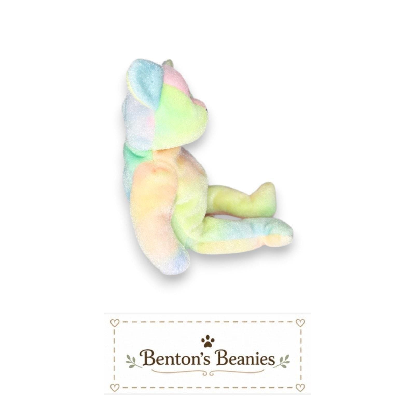 B.B. Bear Ty Beanie Baby | Birthday Celebration Bear | Mint Heart Tag