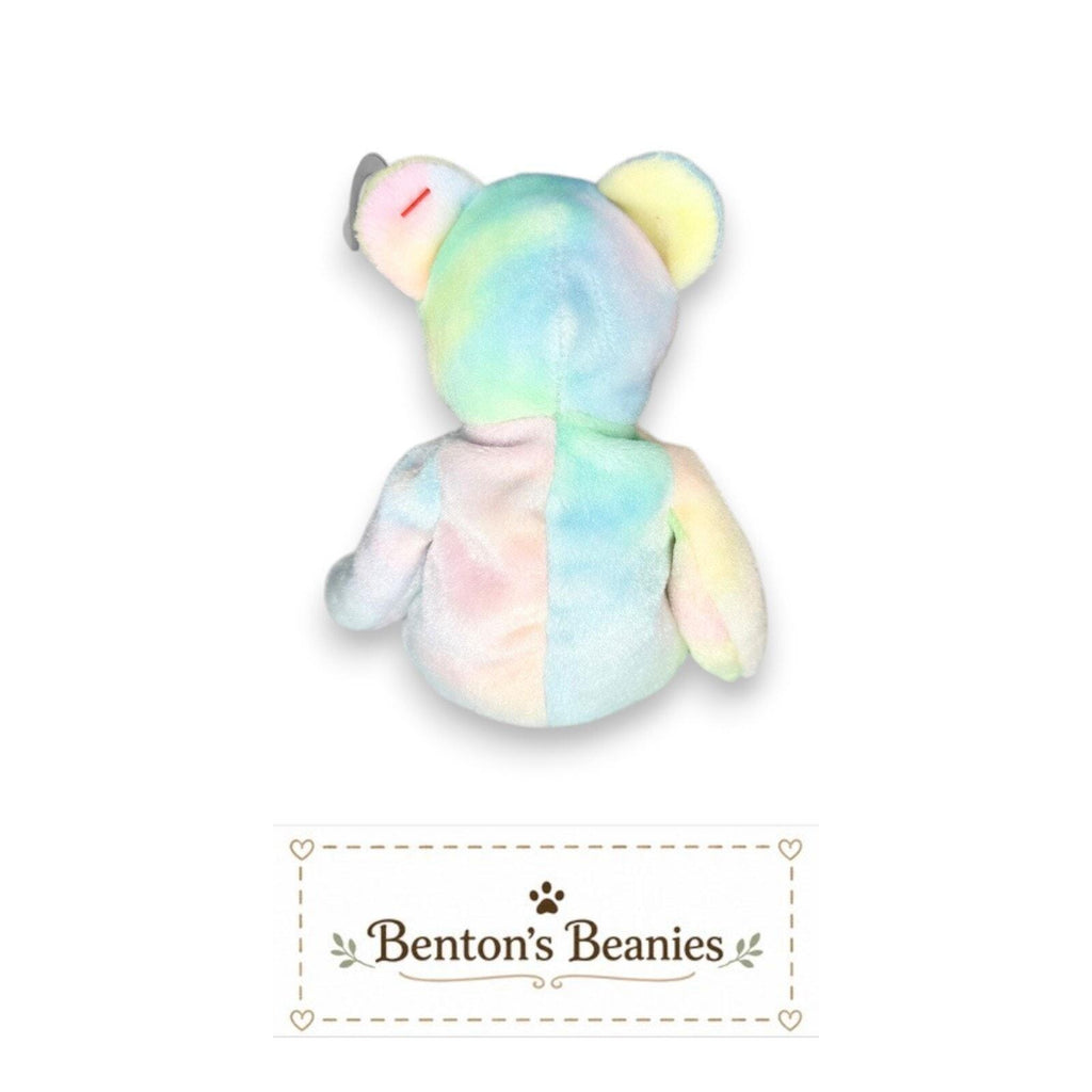 B.B. Bear Ty Beanie Baby | Birthday Celebration Bear | Mint Heart Tag