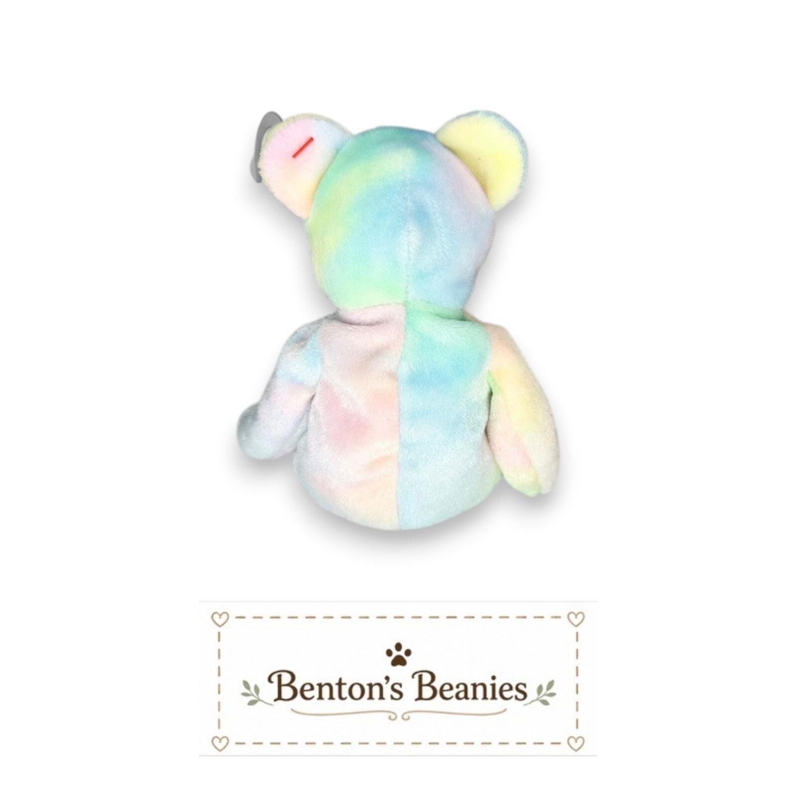 B.B. Bear Ty Beanie Baby | Birthday Celebration Bear | Mint Heart Tag
