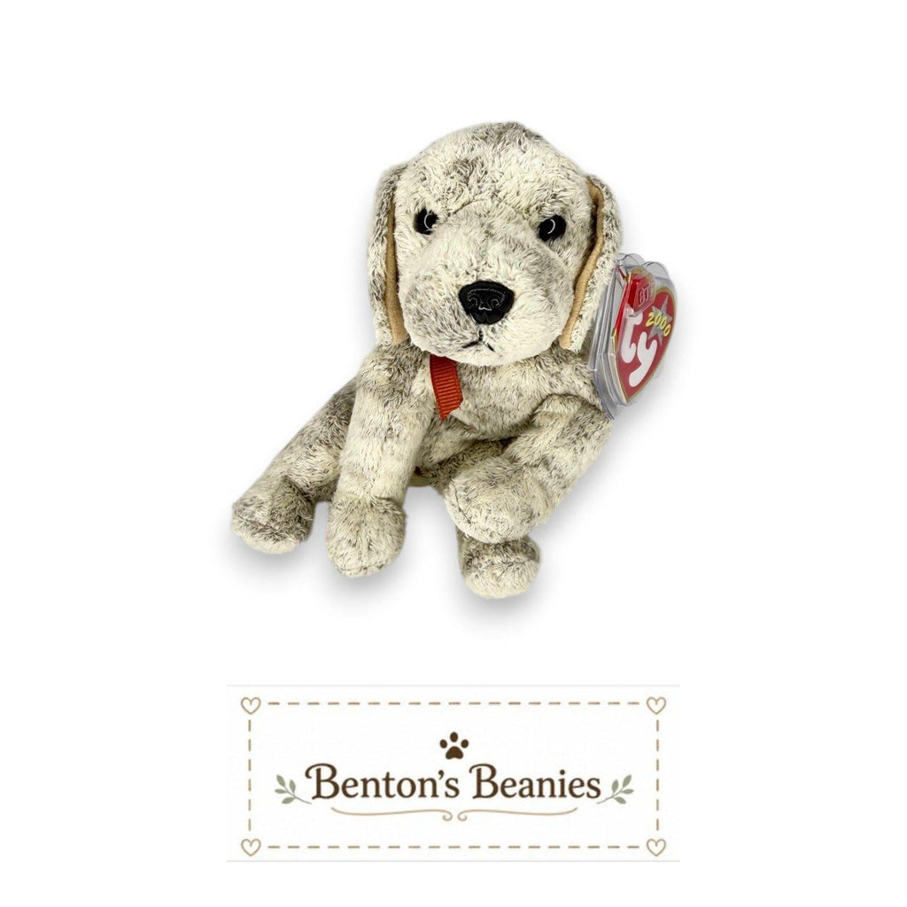 Tricks the Dog Ty Beanie Baby | Tiny Trickster Pup | Mint Heart Tag