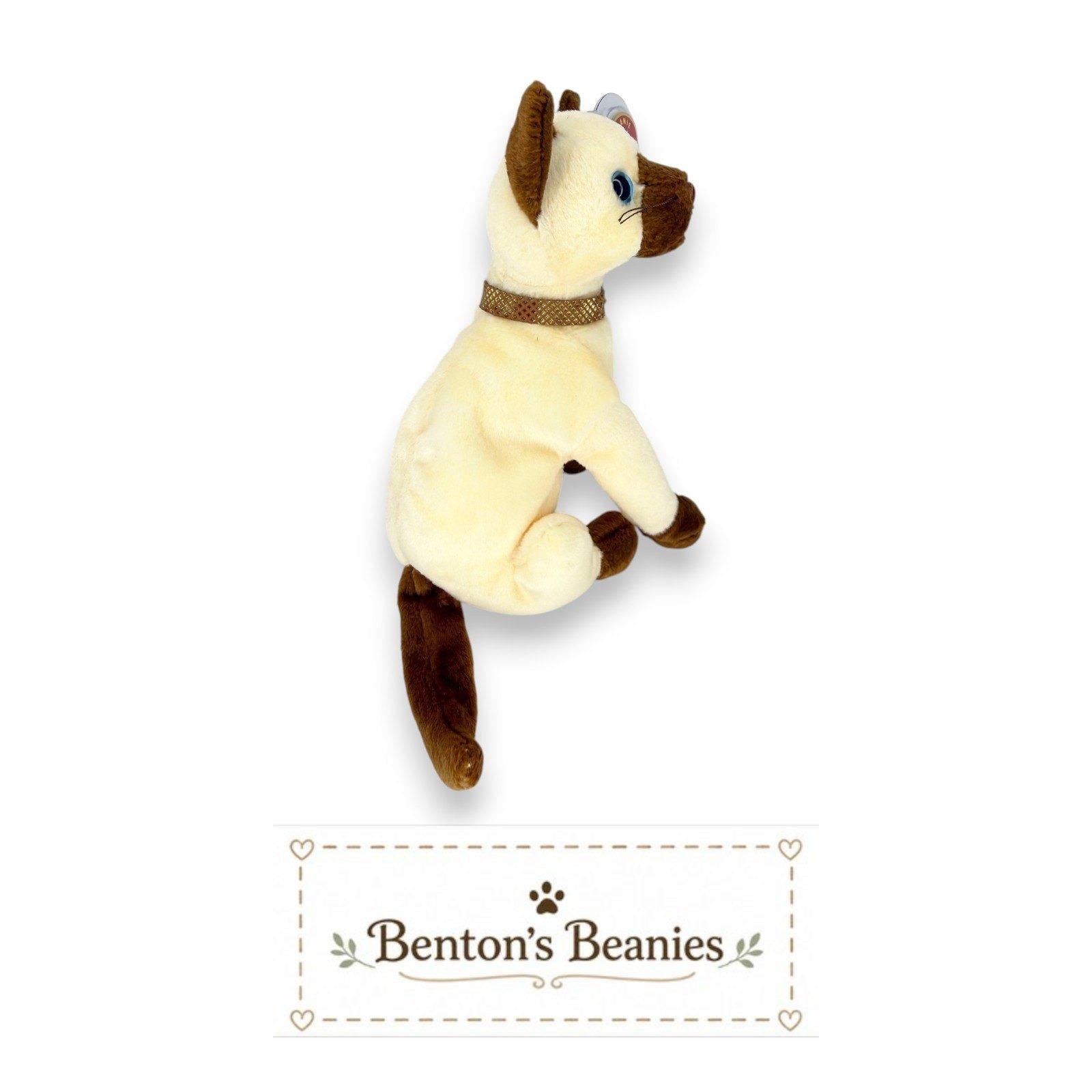Siam the Cat Ty Beanie Baby | Classic Siamese | Mint Heart Tag