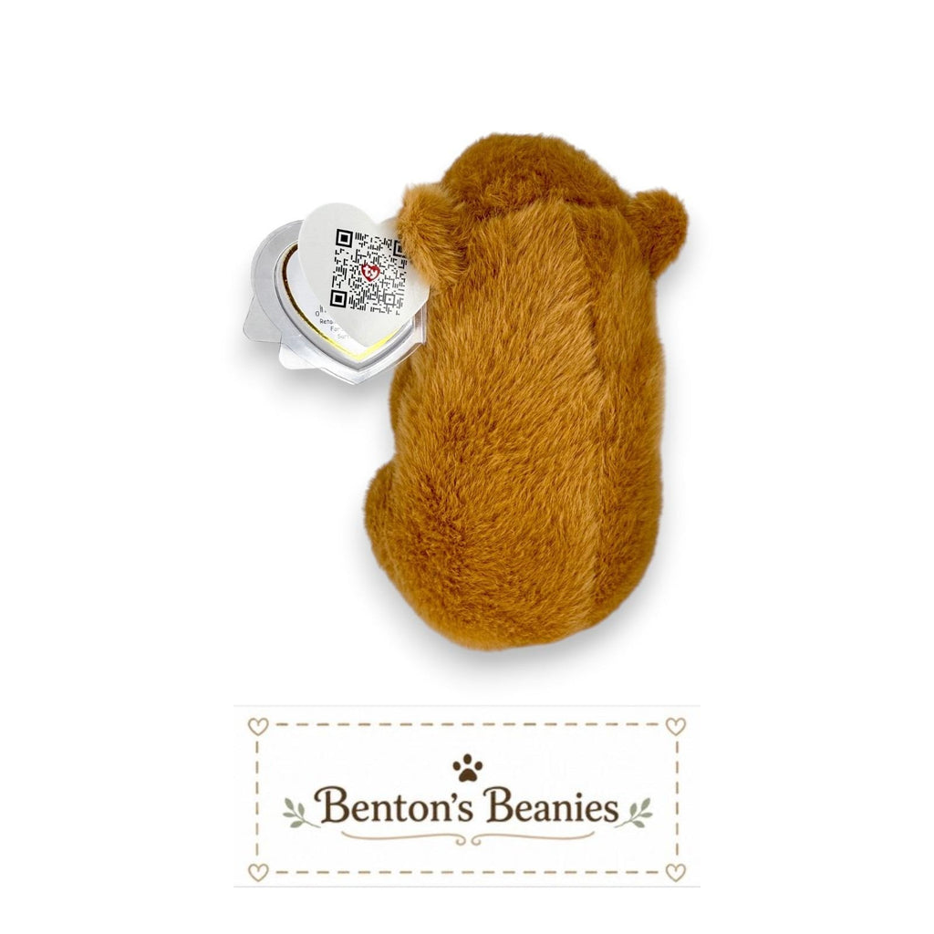 Mocha the Capybara Ty Beanie Baby | Cozy Cocoa Capypal | Mint Heart Tag