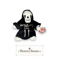 Creepers the Skeleton Ty Beanie Baby | Grim Skeleton | Mint Heart Tag