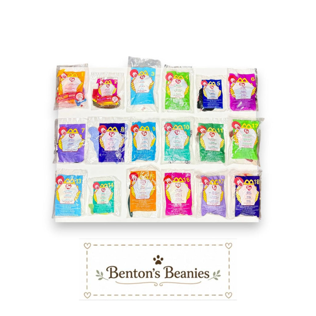 2000 McDonald's Teenie Beanie Babies | Sealed & New Condition | Sold Individually