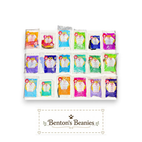 2000 McDonald's Teenie Beanie Babies | Sealed & New Condition | Sold Individually