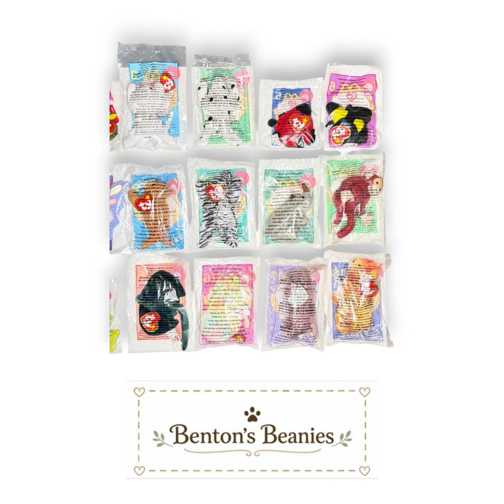 2000 McDonald's Teenie Beanie Babies | Sealed & New Condition | Sold Individually