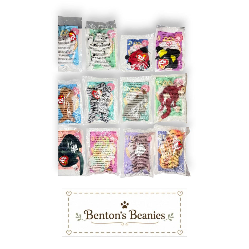2000 McDonald's Teenie Beanie Babies | Sealed & New Condition | Sold Individually