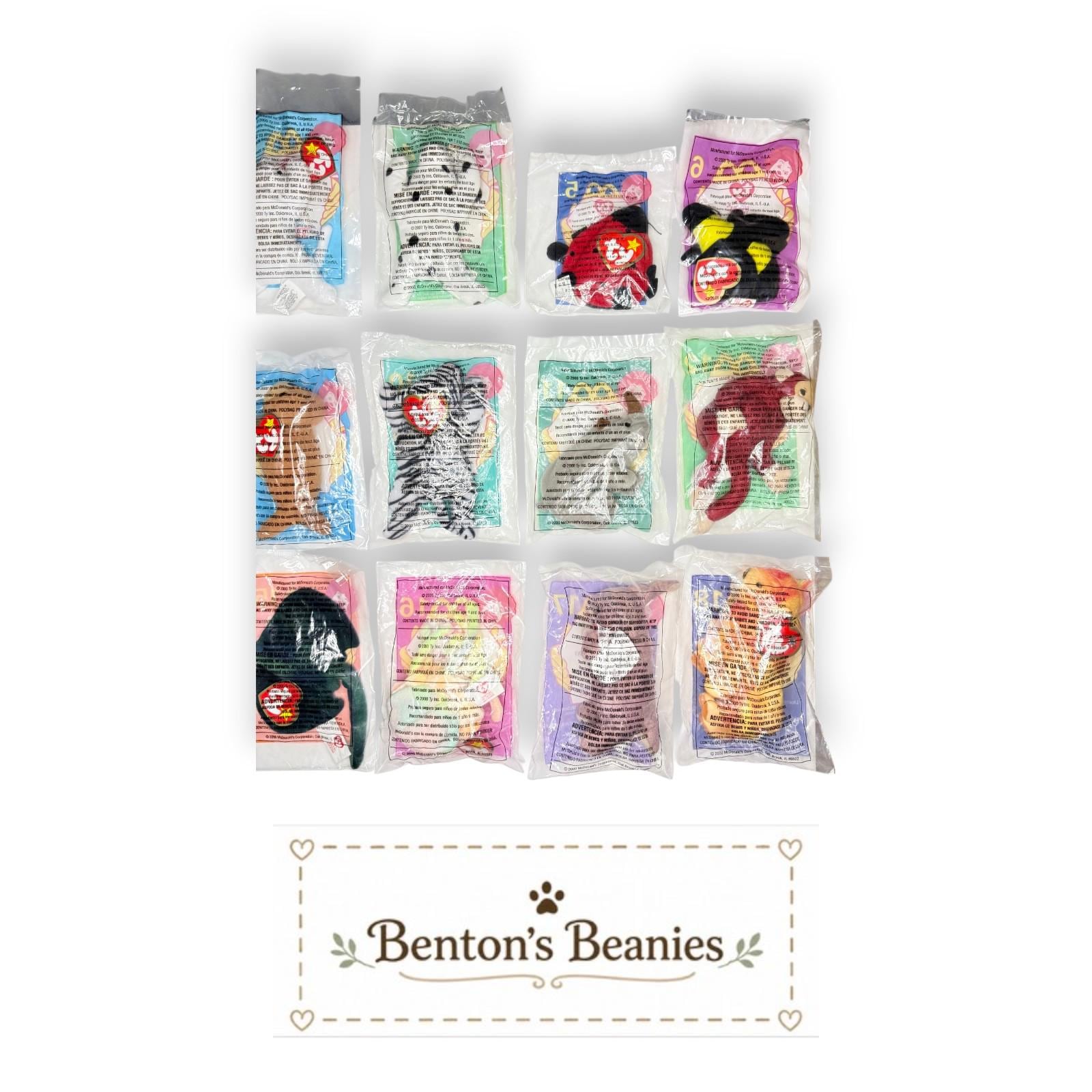2000 McDonald's Teenie Beanie Babies | Sealed & New Condition | Sold Individually