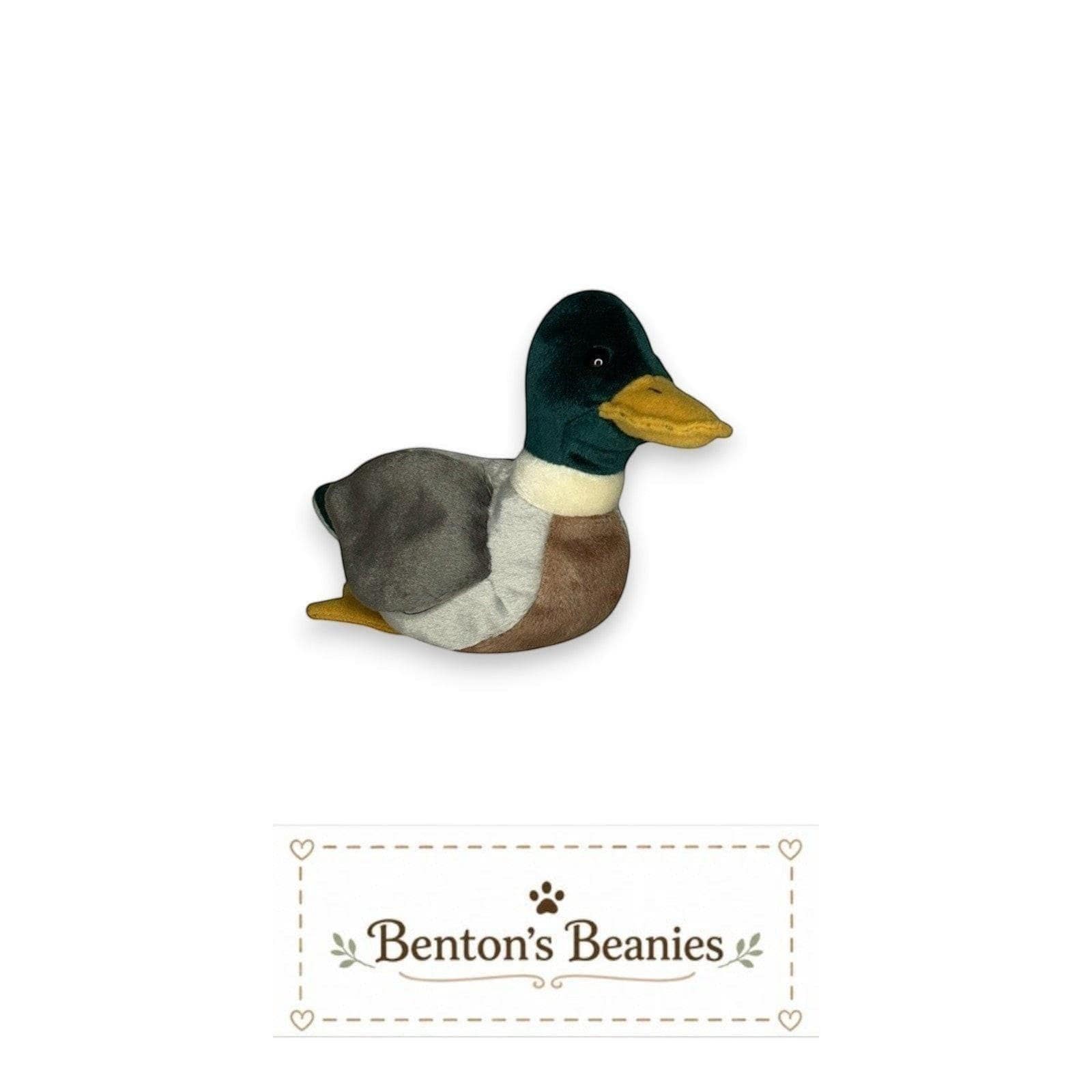 Jake the Mallard Ty Beanie Baby | Pondside Pal | Mint Heart Tag